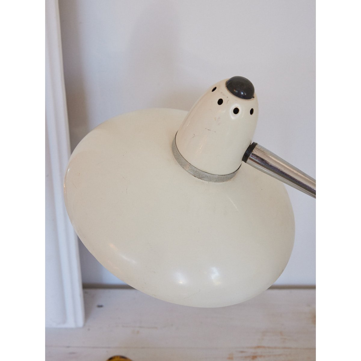 Lampe de bureau vintage Suzanne N°608 - Bon état blanc, DEBONGOUT