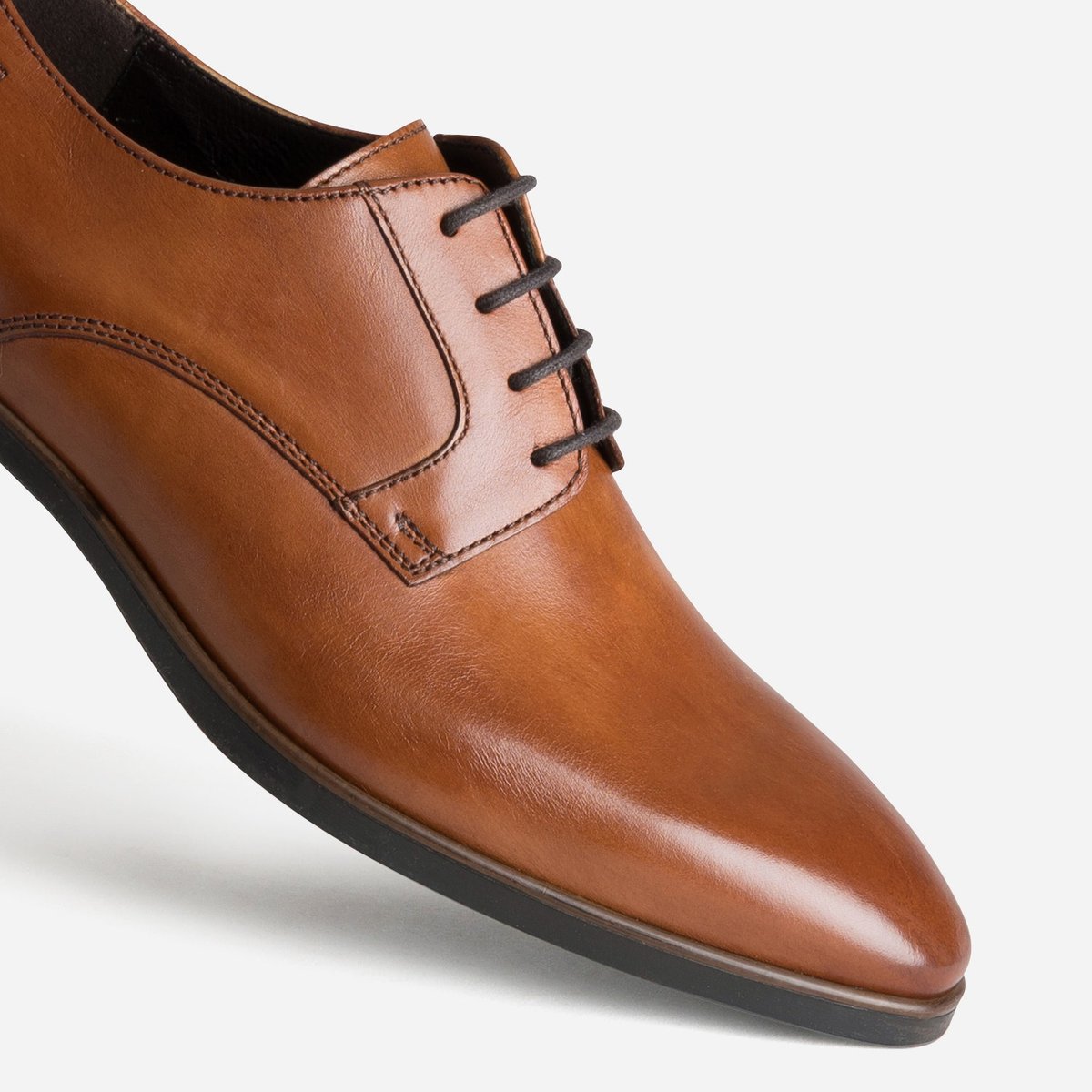 Derby en cuir FRANCOIS cognac, ERAM