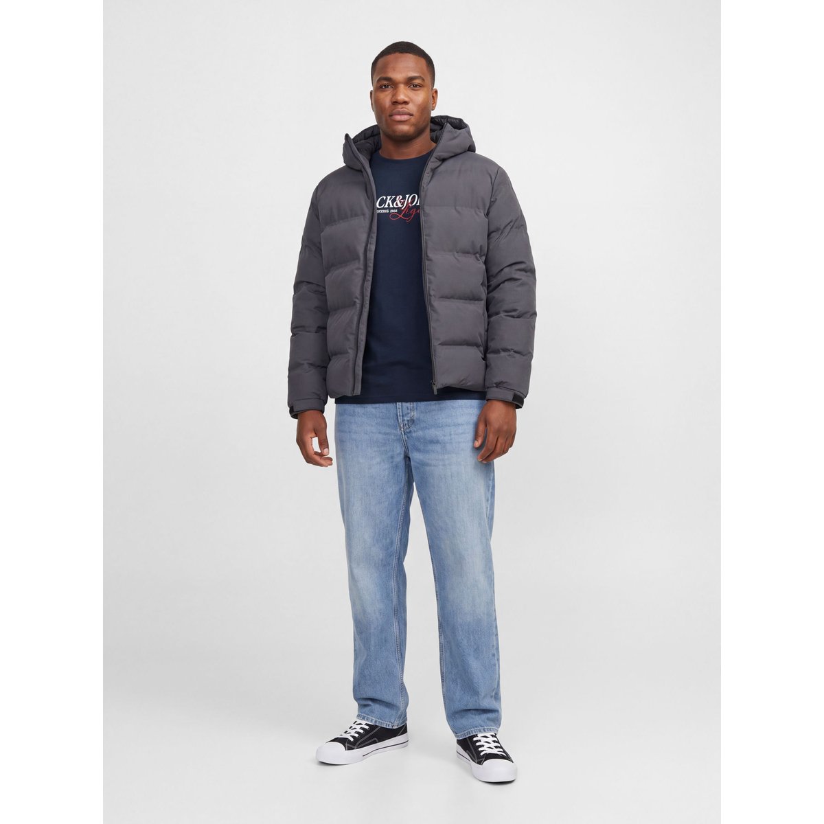 T-Shirt À Manches Longues navy blazer 1, JACK & JONES