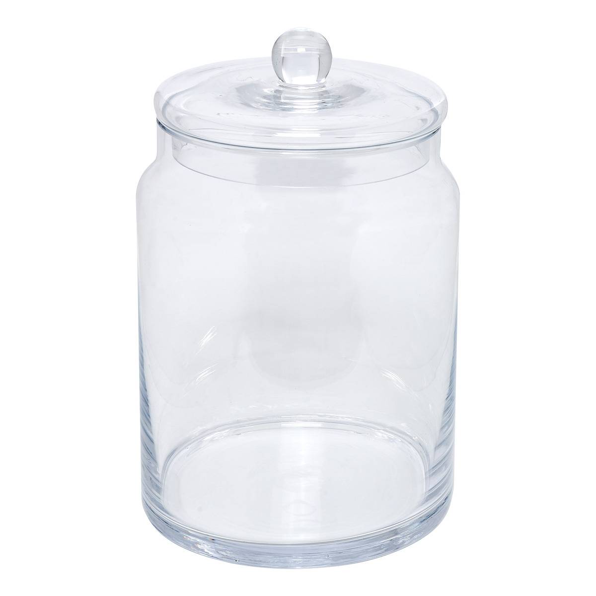 Bonbonnière ronde grand format transparent, 5FIVE SIMPLY SMART