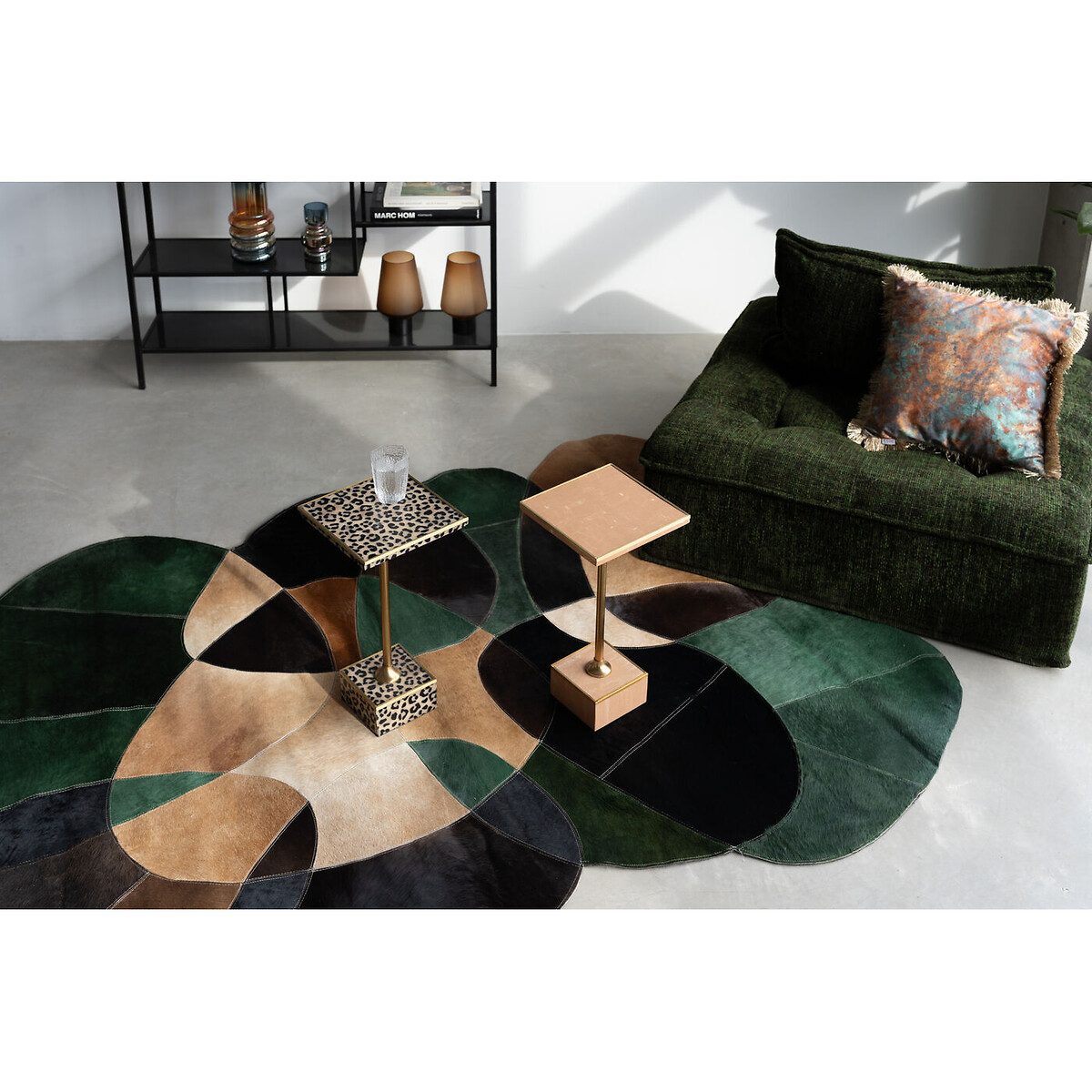 Table d appoint Mounty 25x25cm marron, KARE DESIGN