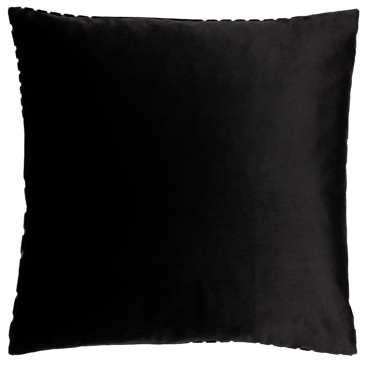 Evoke Cut Velvet Cushion black, PAOLETTI
