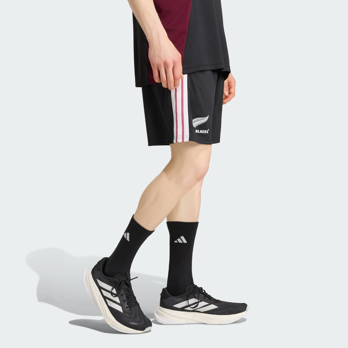 Short De Sport All Blacks Short De Sport All Blacks all black / white, adidas Performance
