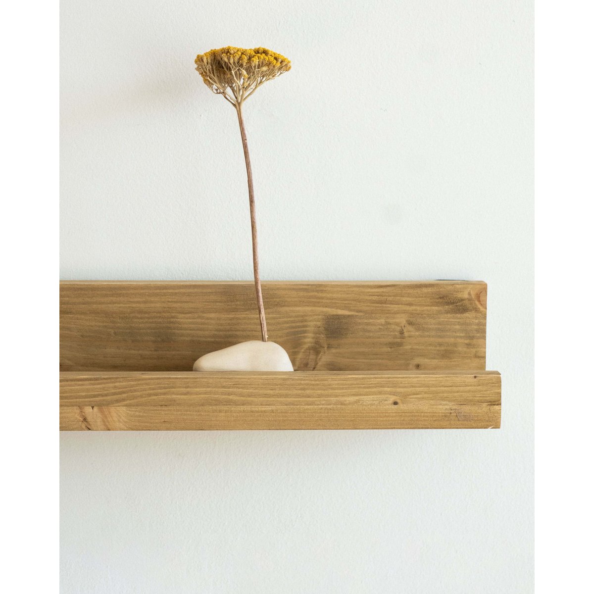 Étagère murale en bois naturel 100 cm - JAHA olivier, HANNUN