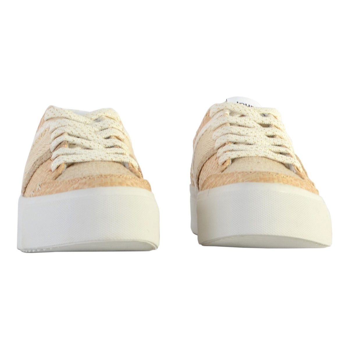 Basket à Lacet Street Natural biscuit, DESIGUAL
