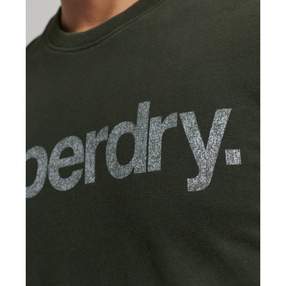 T-shirt classique Vintage vert olive surplus, SUPERDRY