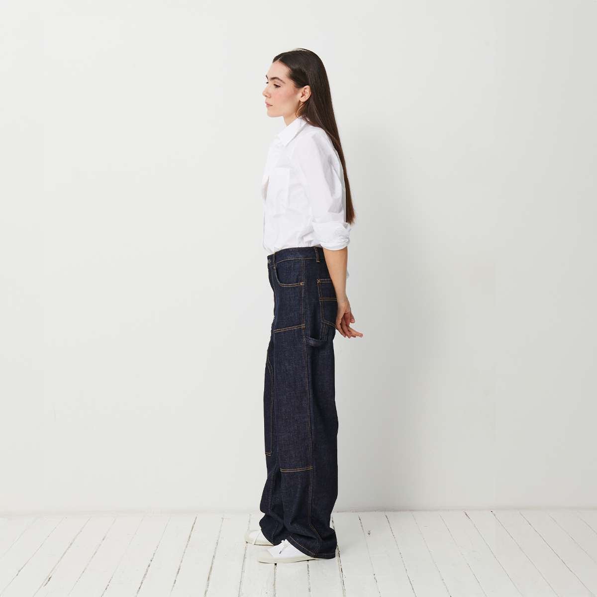 Pantalon coupe workwear en coton OWEN jean, BENSIMON