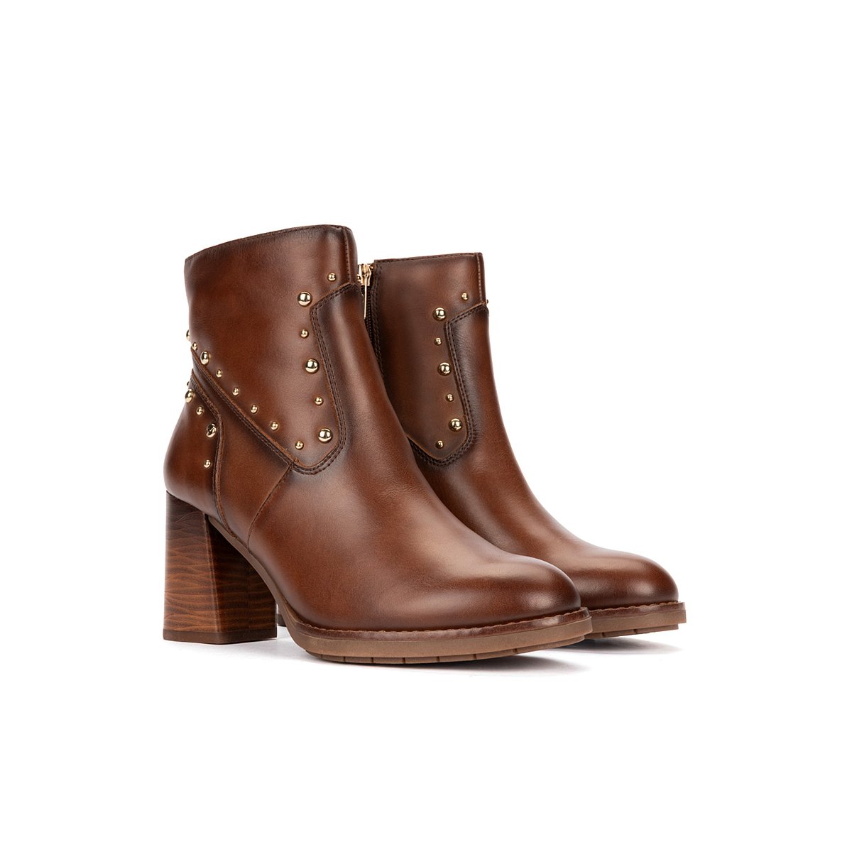 Bottines à talon cuir Palencia cuero, PIKOLINOS
