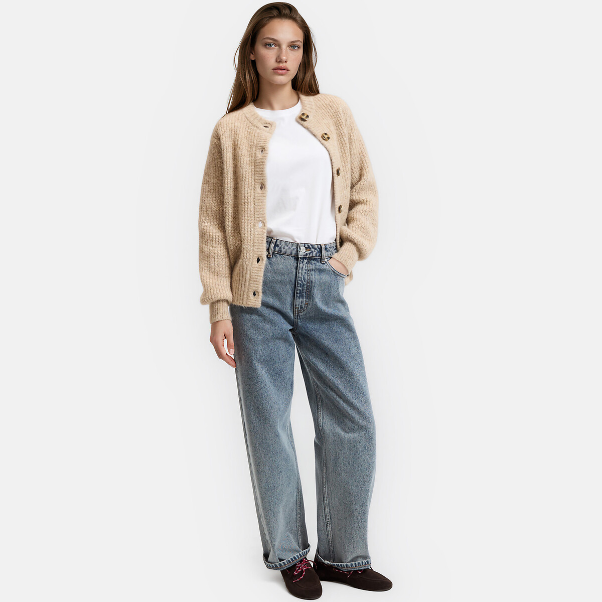 Marceau Signature Wide Leg Jeans vintage blue, LA REDOUTE COLLECTIONS