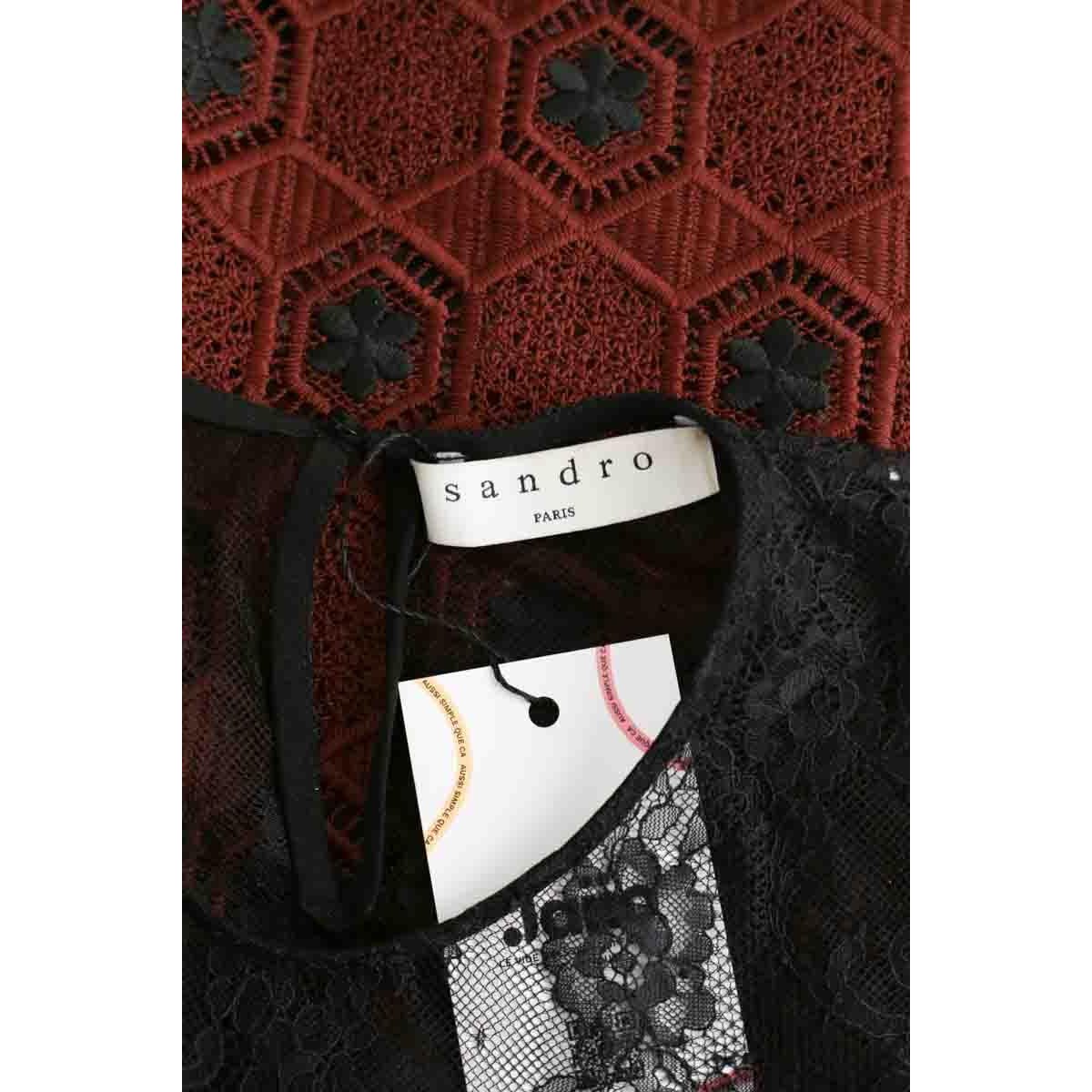Blouse - Très Bon État noir, SANDRO