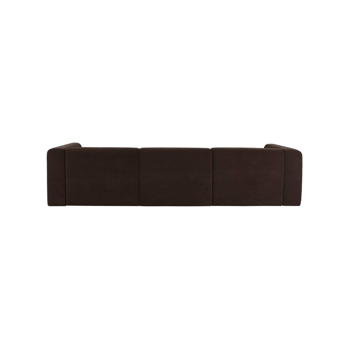 Canapé 4 places tissu KOSMO marron, SWEEEK