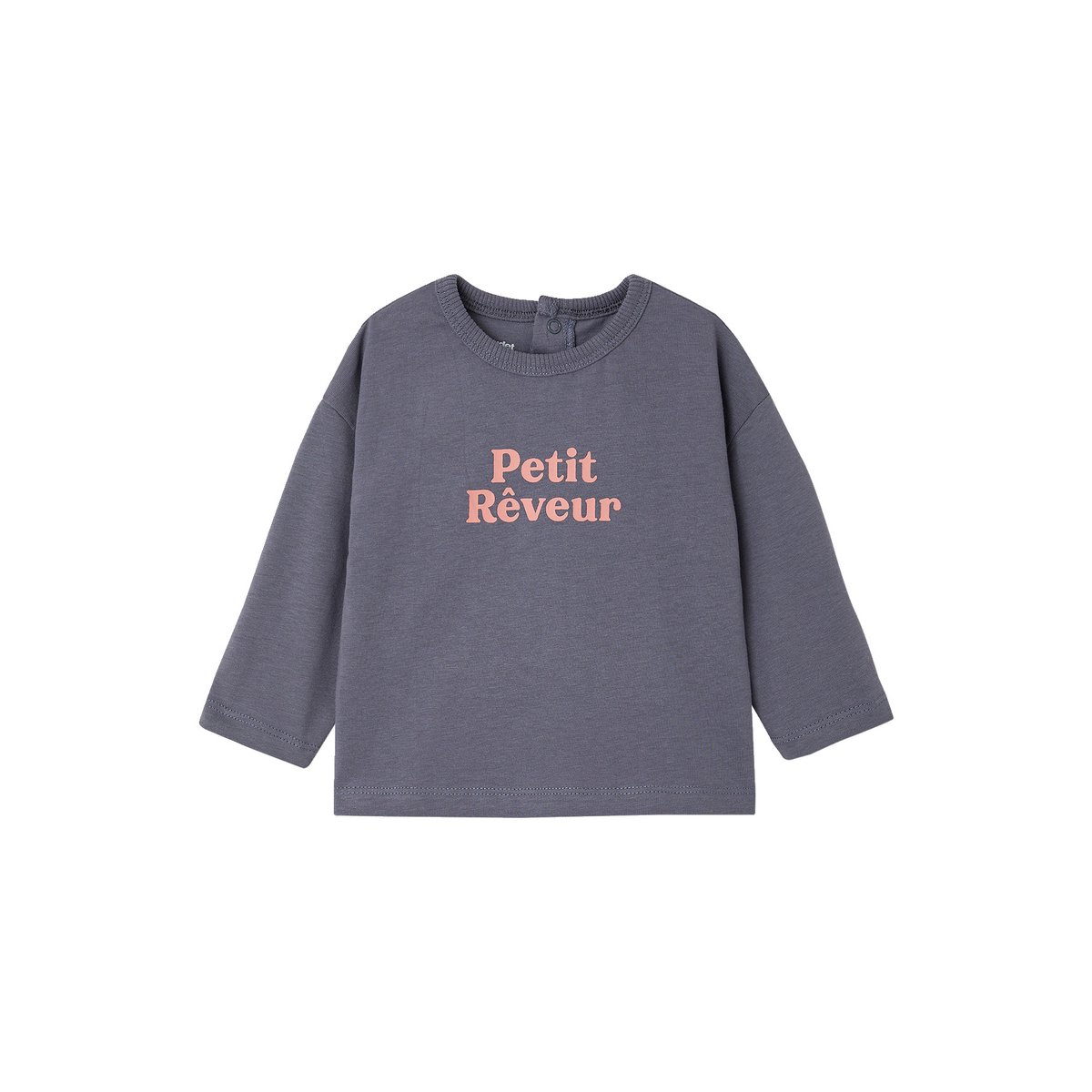 Lot de 2 T-shirts manches longues vert émeraude, VERTBAUDET