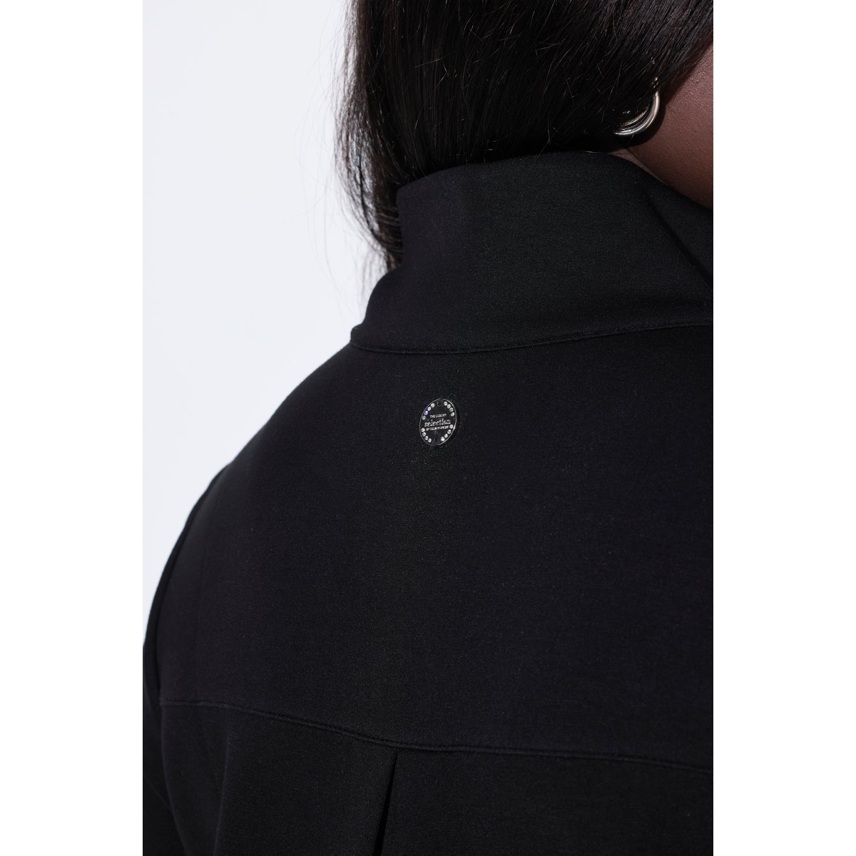 Veste en molleton noir, ULLA POPKEN