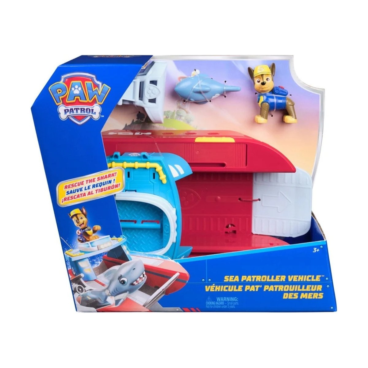 La Pat Patrouille Véhicule Pat Patrouilleur des Mers multicolore, SPIN MASTER