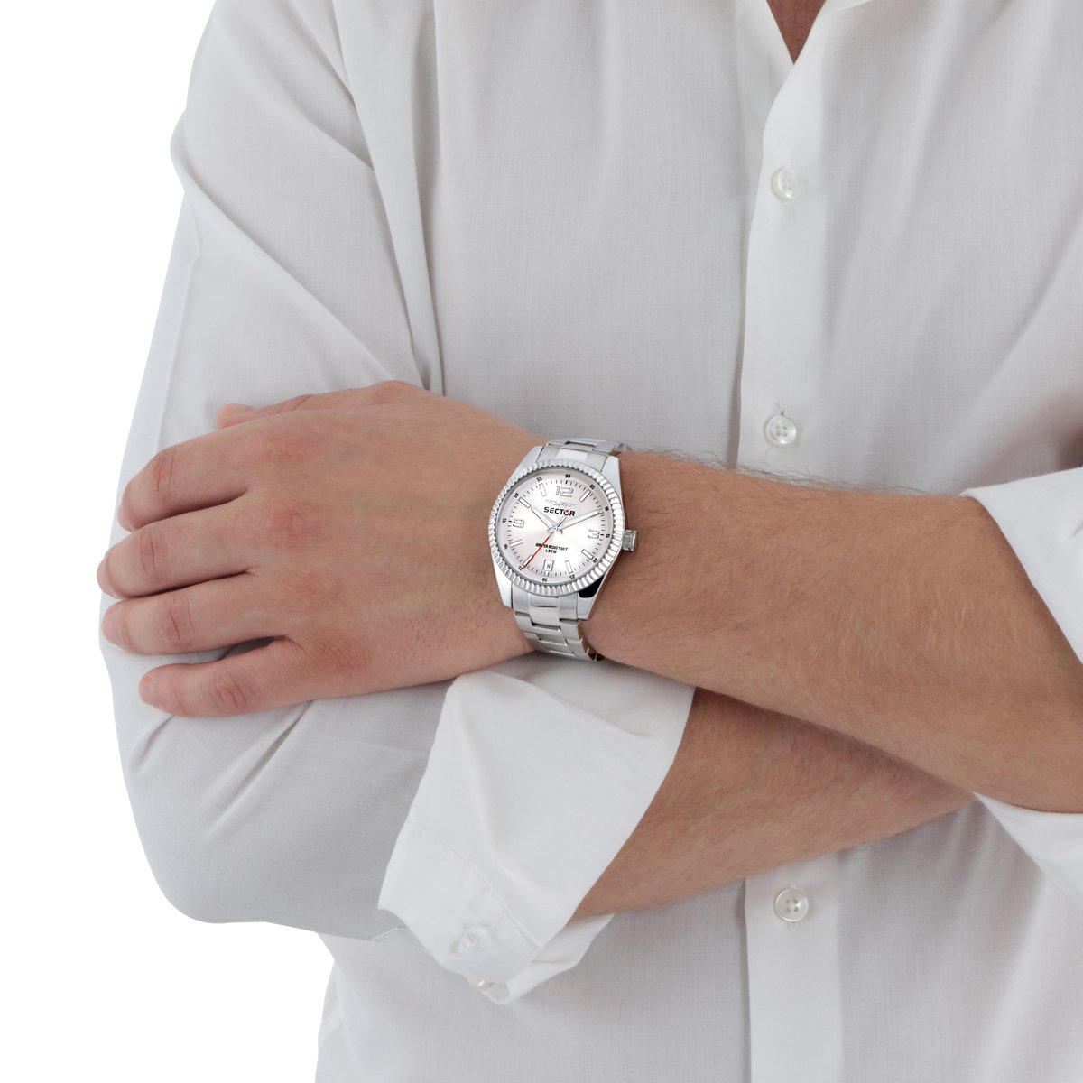 Montre multifonction 240 argent, sunray, SECTOR
