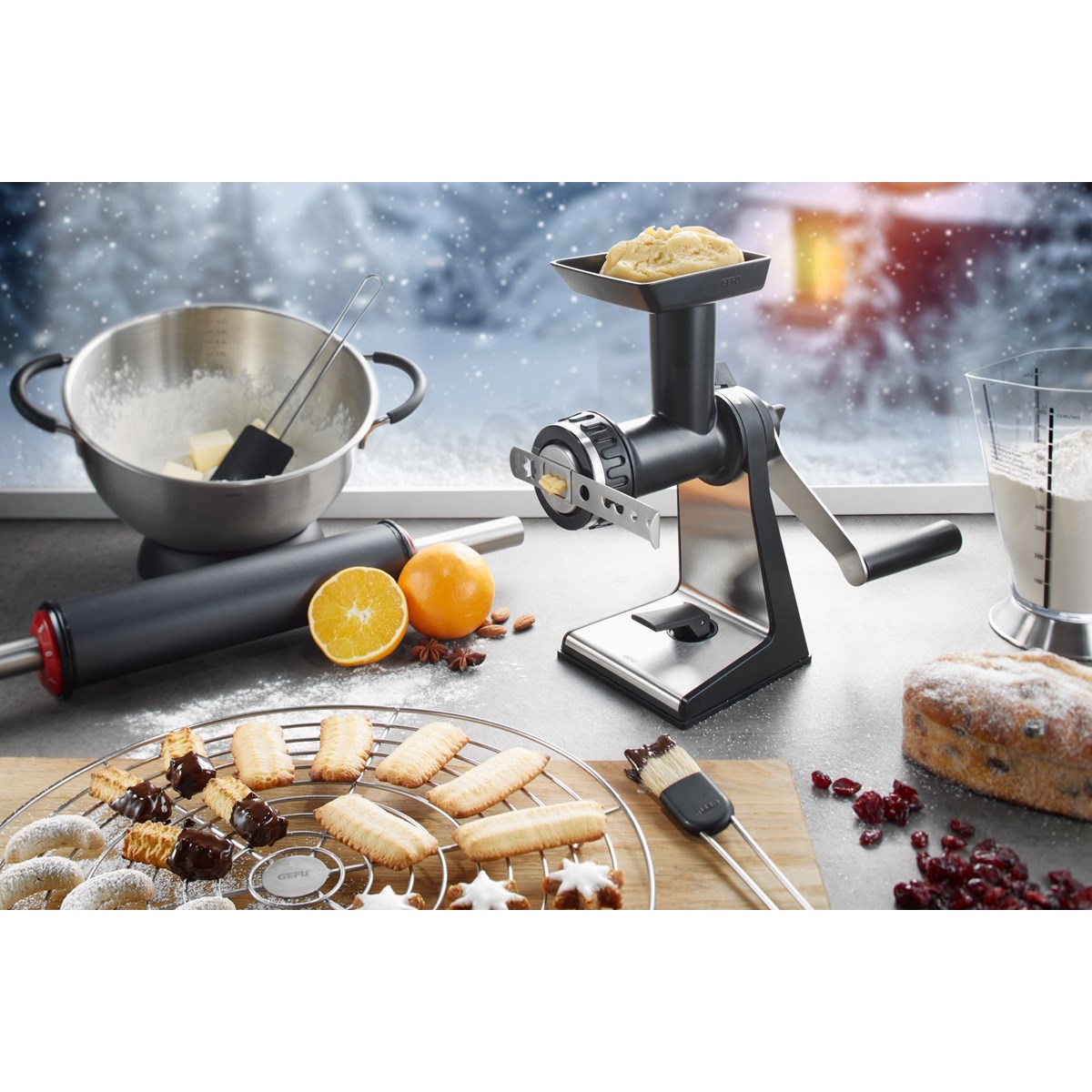 Kit complémentaire hachoir à viande pour râpe TRANSFORMA argent, GEFU