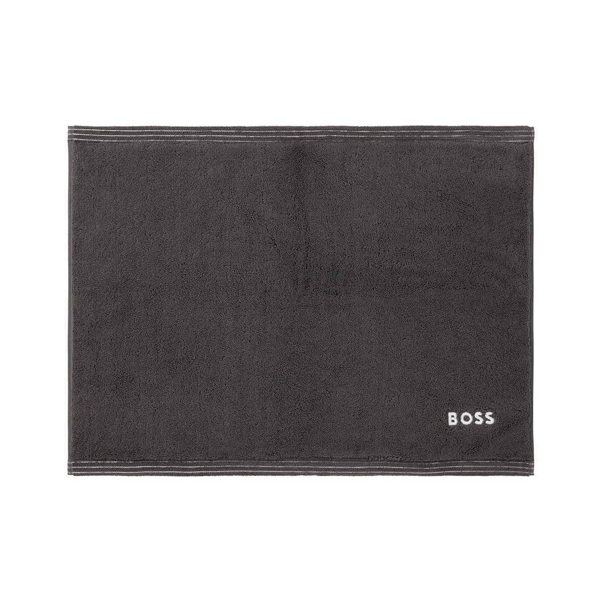 Tapis de bain en coton,EDGE graphite, BOSS HOME