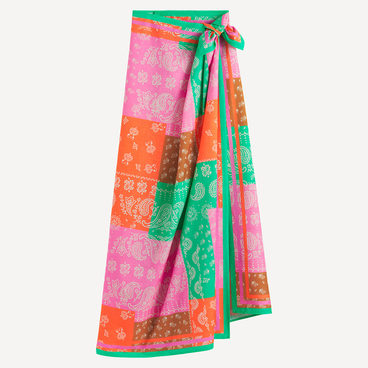 Bandana Print Sarong multi-coloured, LA REDOUTE COLLECTIONS