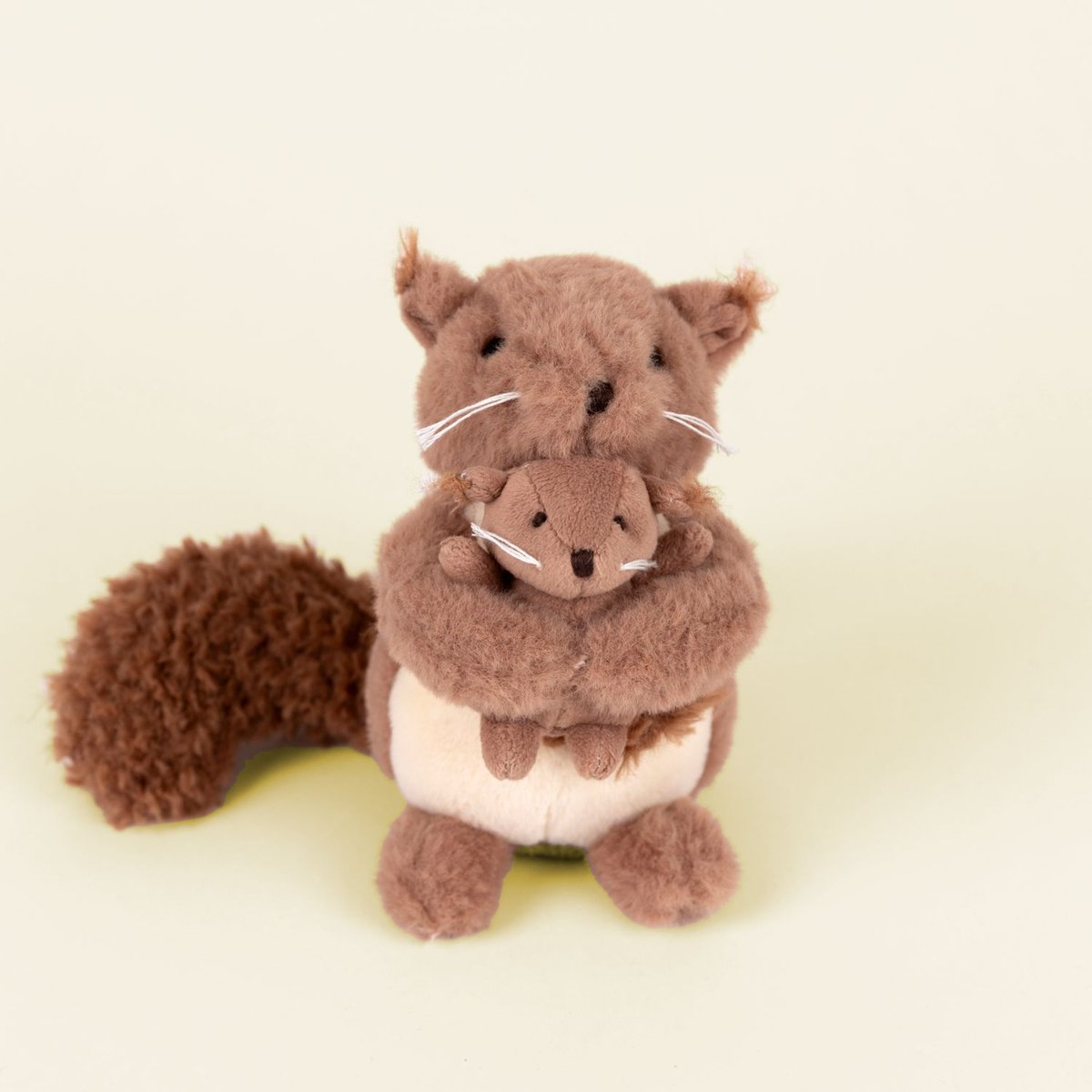 Peluche Maman et bébé écureuil beige, marron, EGMONT TOYS