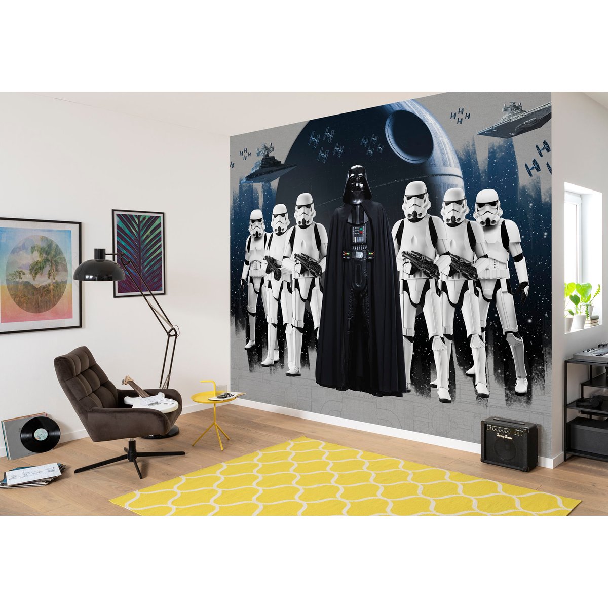 Papier peint Komar - STAR WARS The Dark Si - 368 x 248 cm gris, HEXOA