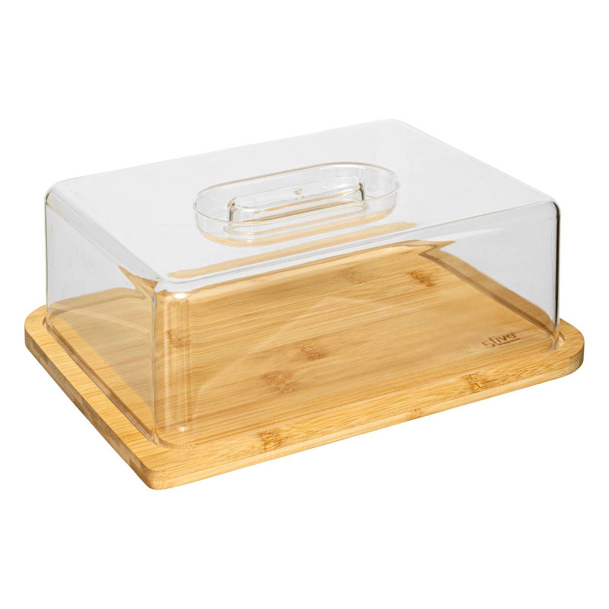 Boîte à fromage et beurrier BAMBOU CUISINE transparent, 5FIVE SIMPLY SMART