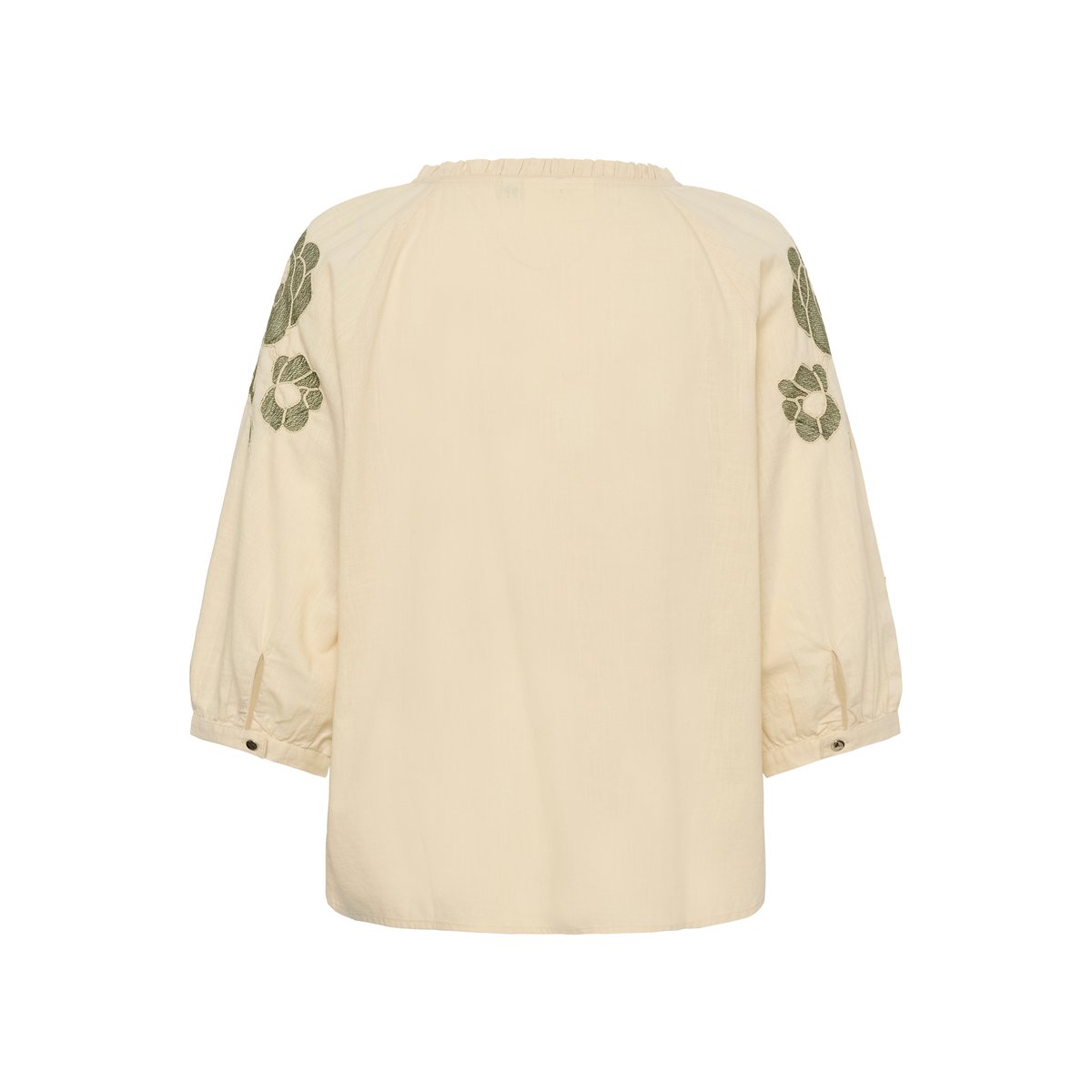 Blouse à manches longues beige bleached sand, CREAM