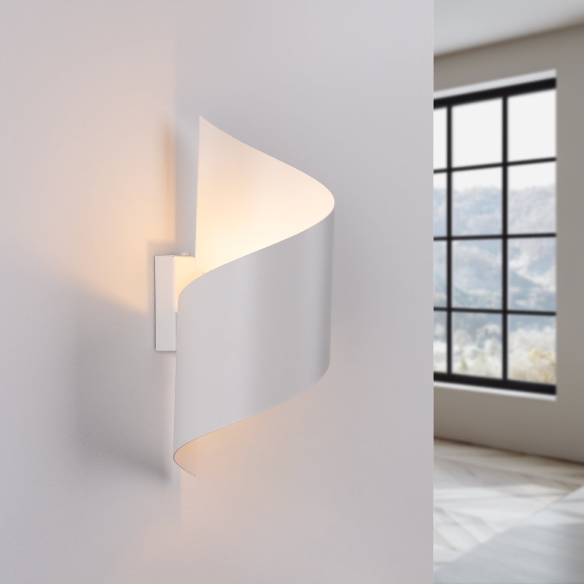 Applique Acier Blanc G9 1 Talassa blanc, EDEN
