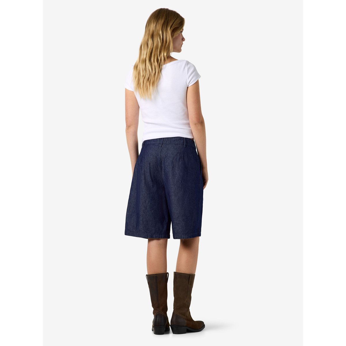 Bermuda bleu - dark blue denim1, NOISY MAY
