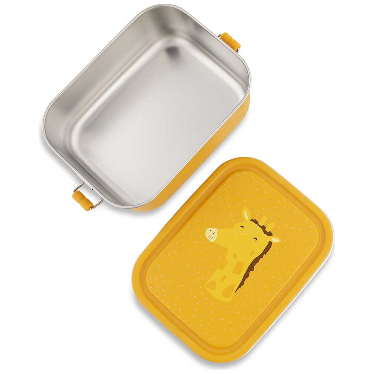 Petite lunch box jaune, blanc, marron, TRIXIE