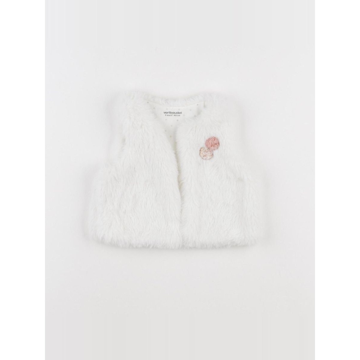 Gilet - Très bon état blanc, VERTBAUDET