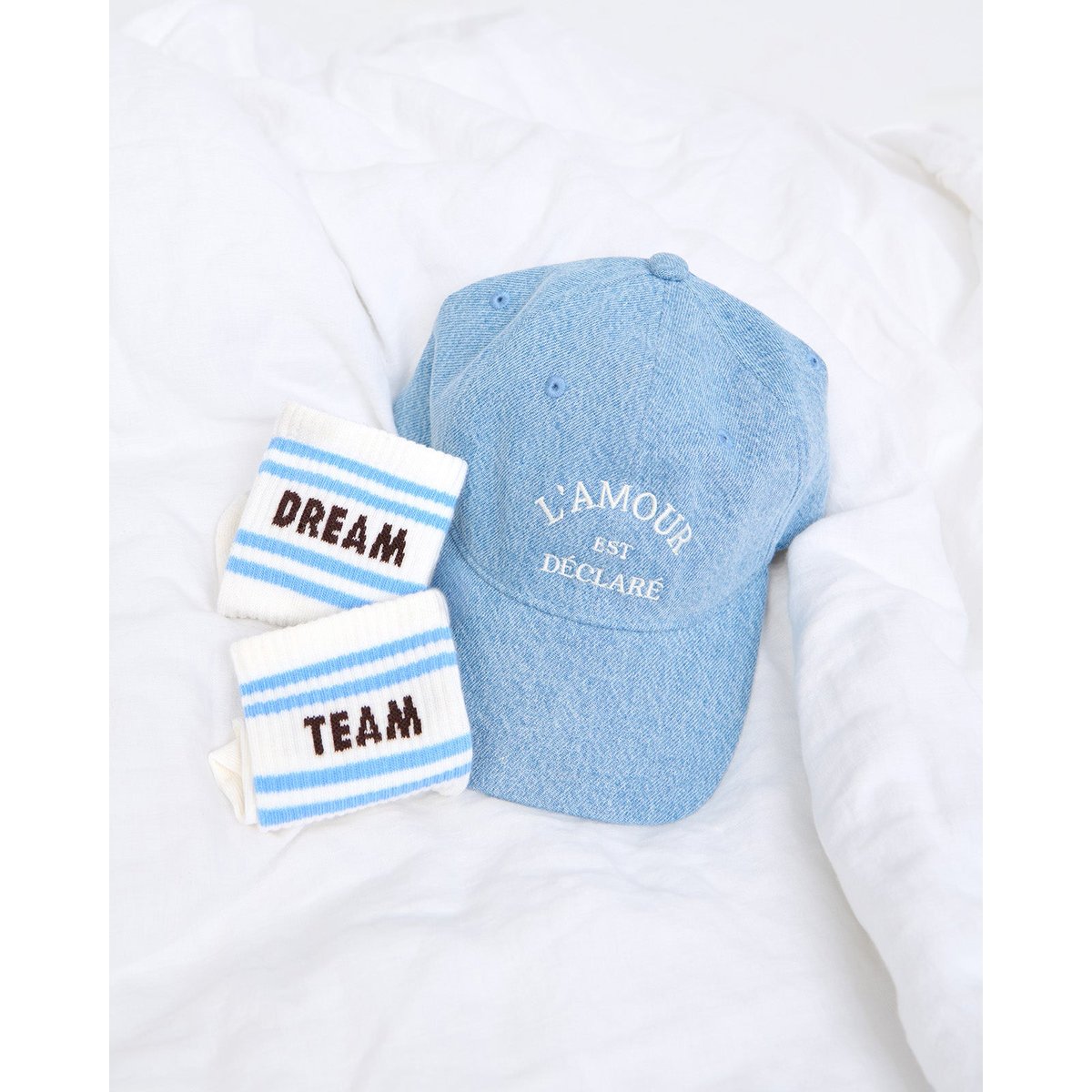 Chaussettes Dream Team blanc, EMOI EMOI