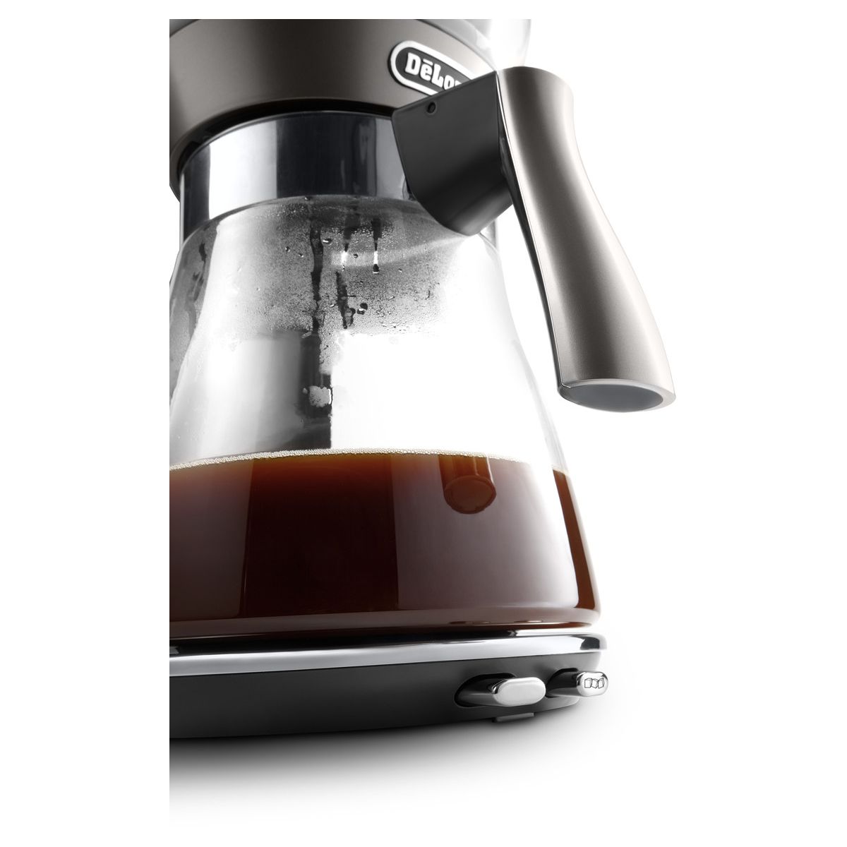 Cafetière filtre CLESSIDRA ICM17210 gris, DELONGHI