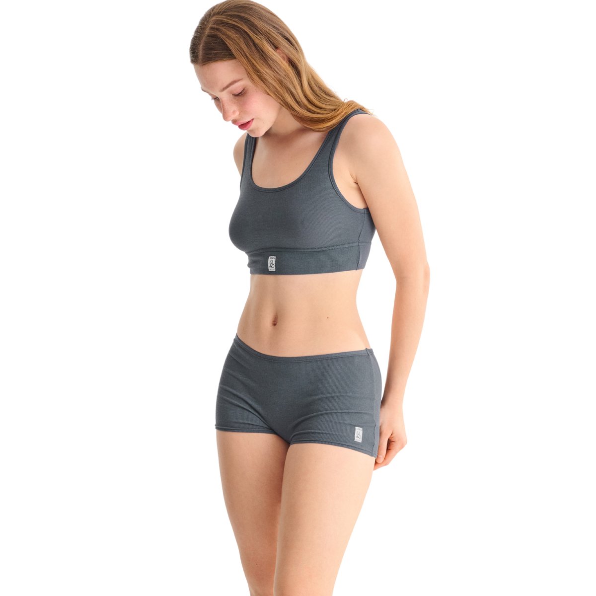 Soutien-gorge top brassière sans armatures FREEDOM gris, LISCA