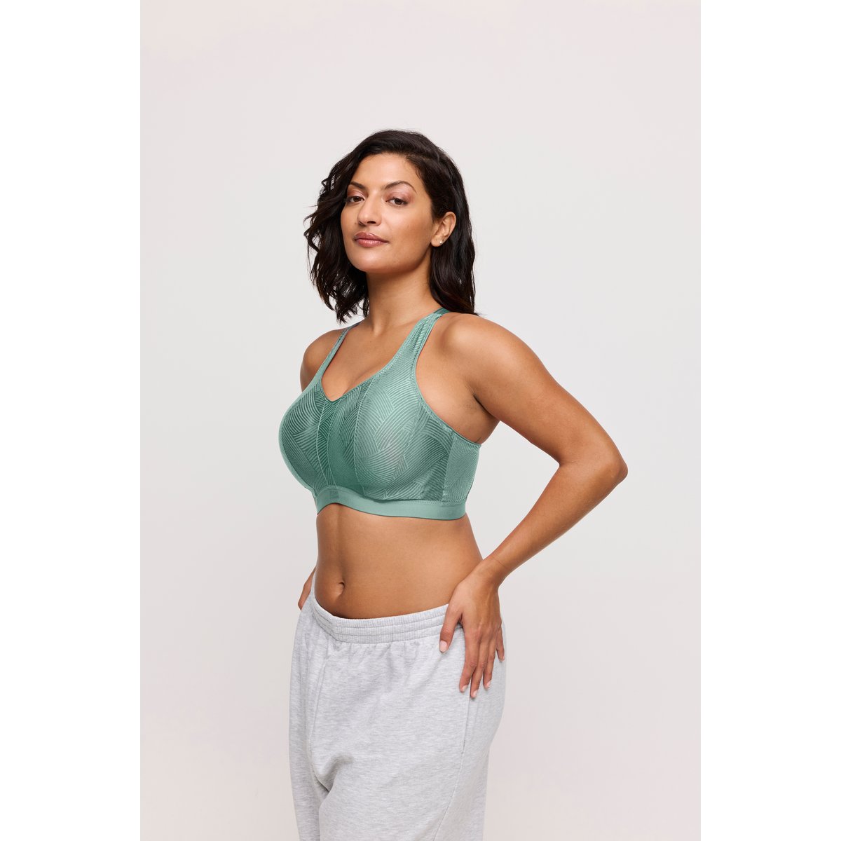 Soutien gorge de sport THE GAME vert - sage, PRIMADONNA