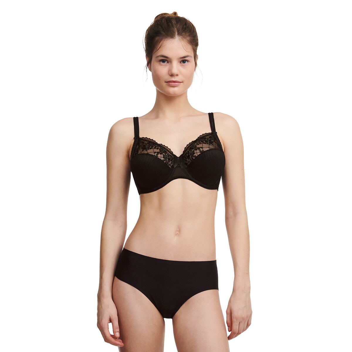 Pont Neuf Full Cup Bra black, CHANTELLE