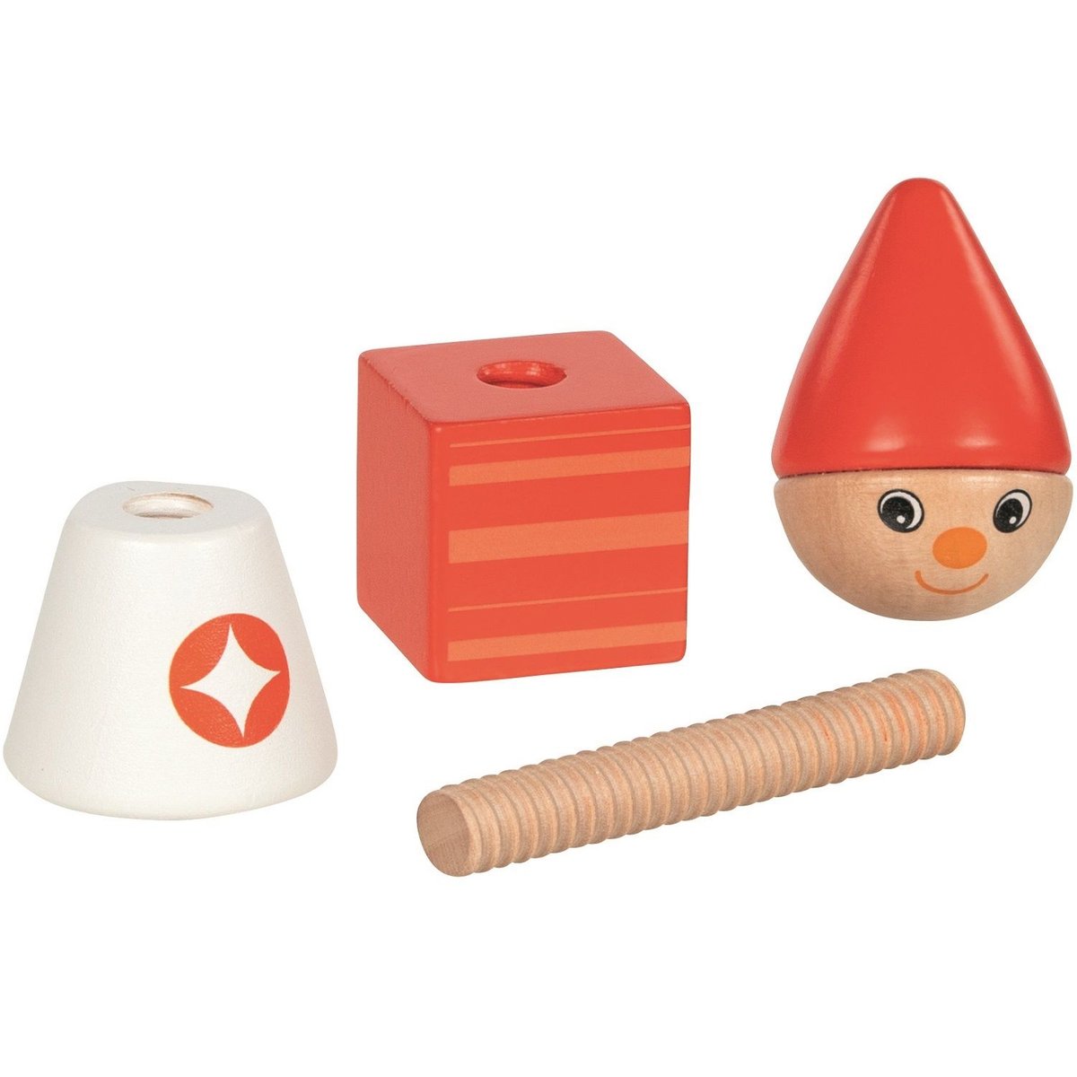 Blocs à visser Lutins beige, GOKI
