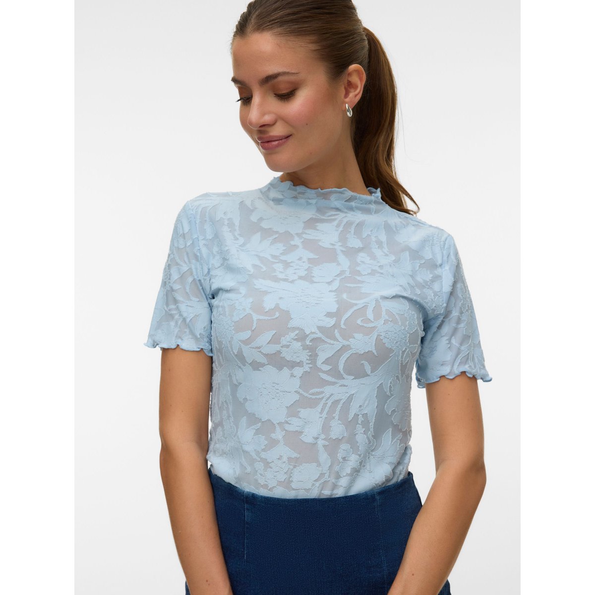 Top cashmere blue, VERO MODA