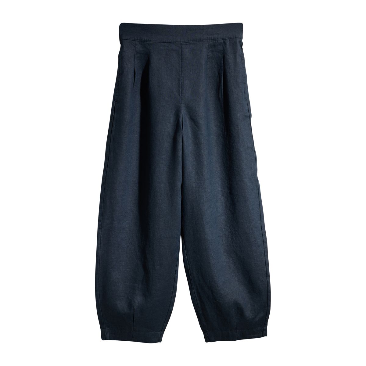 Pantalon carrot lin n. premium bleu marine, NEXT