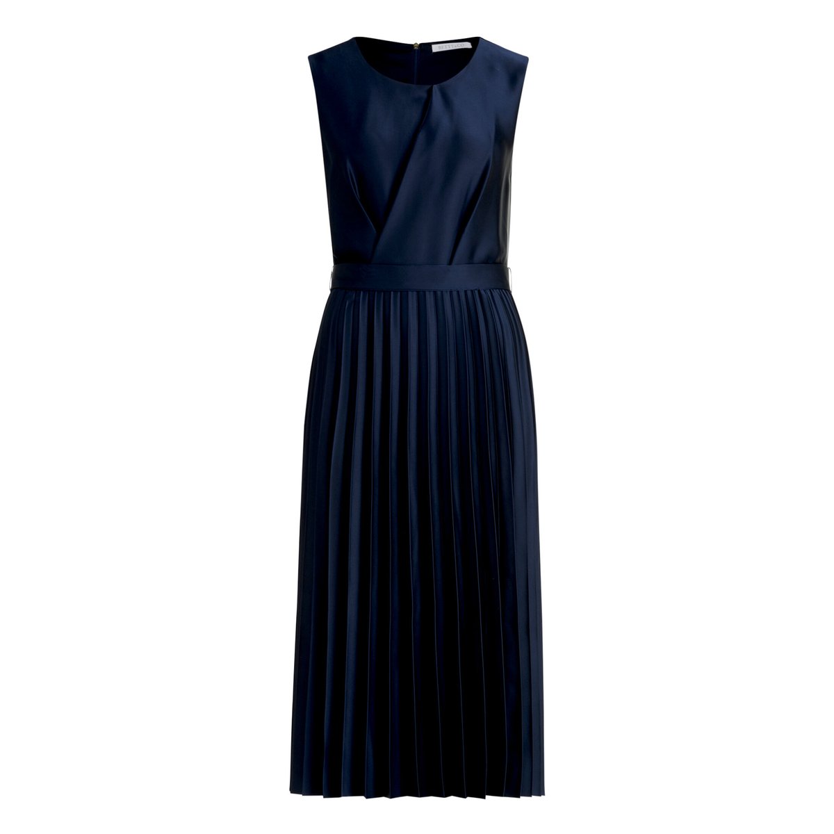 Robe en chiffon à plis navy blue, BETTY & CO
