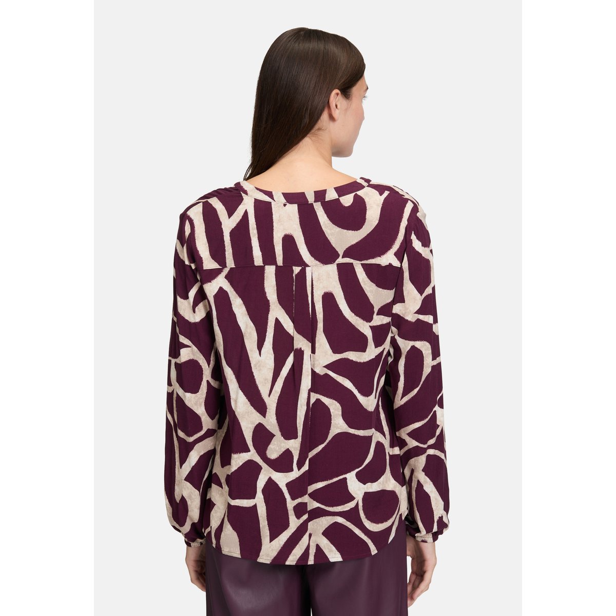 Tunique à imprimé dark red/nature, BETTY & CO