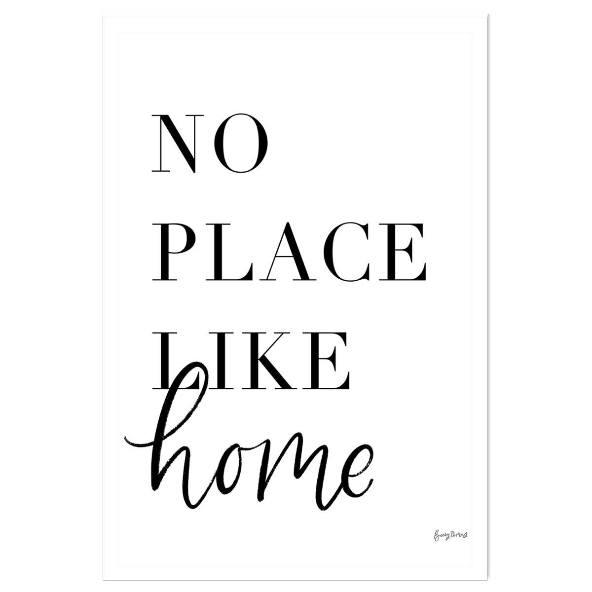 Poster no place like home affiche seule, HEXOA