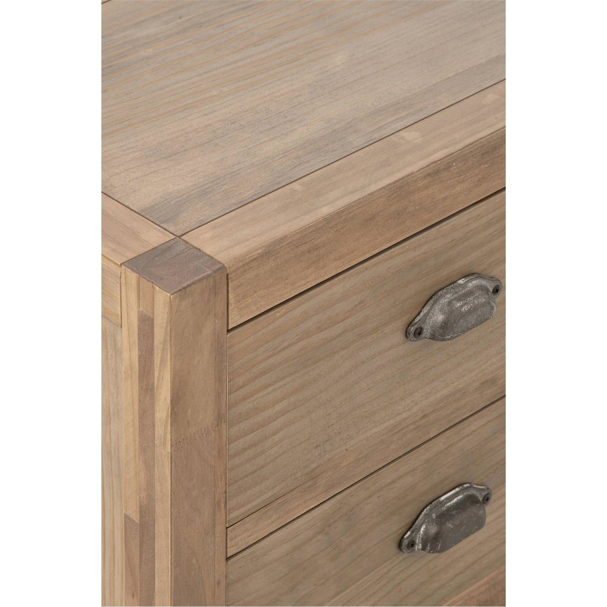 Table de chevet en bois de pin naturel, RECOLLECTION