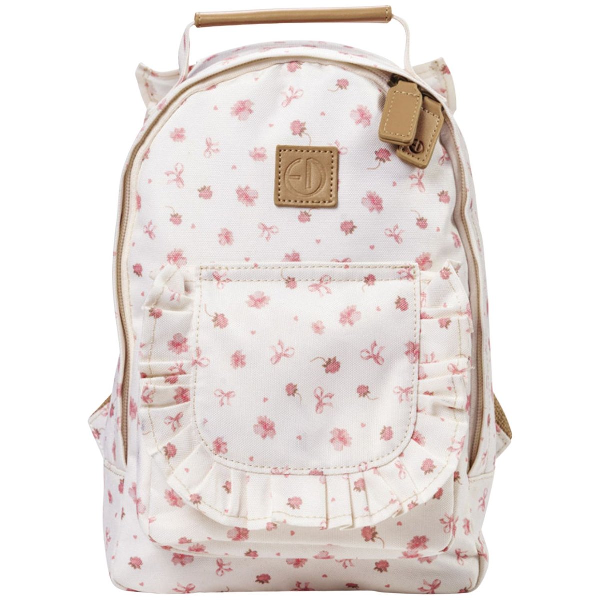 Sac à dos Mini blanc, rose, marron, ELODIE DETAILS