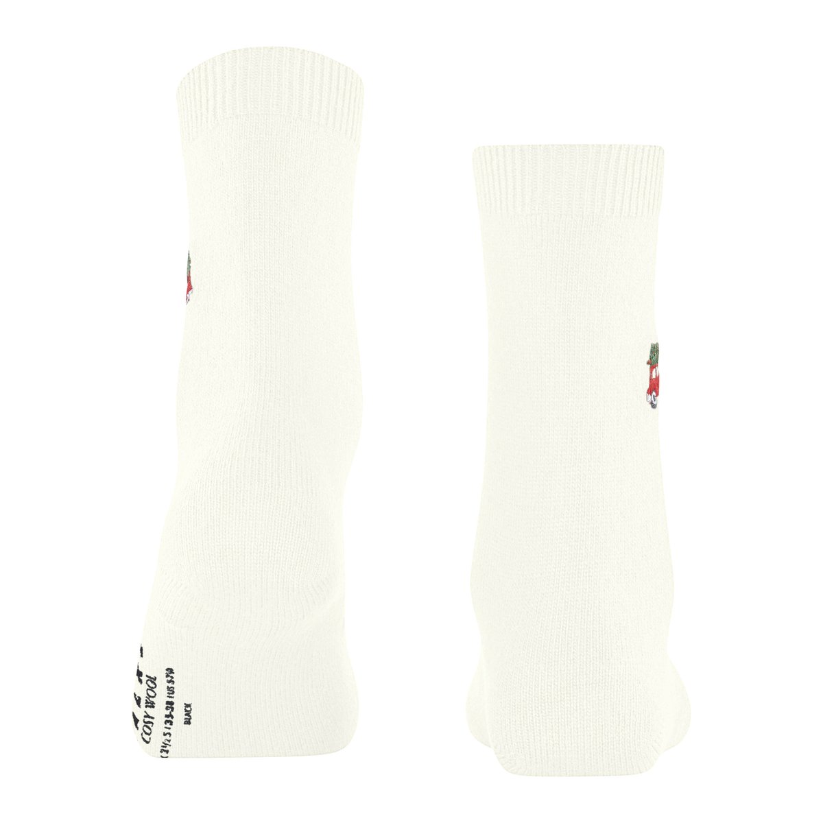 Chaussettes Cosy Wool Star X-Mas blanc, FALKE