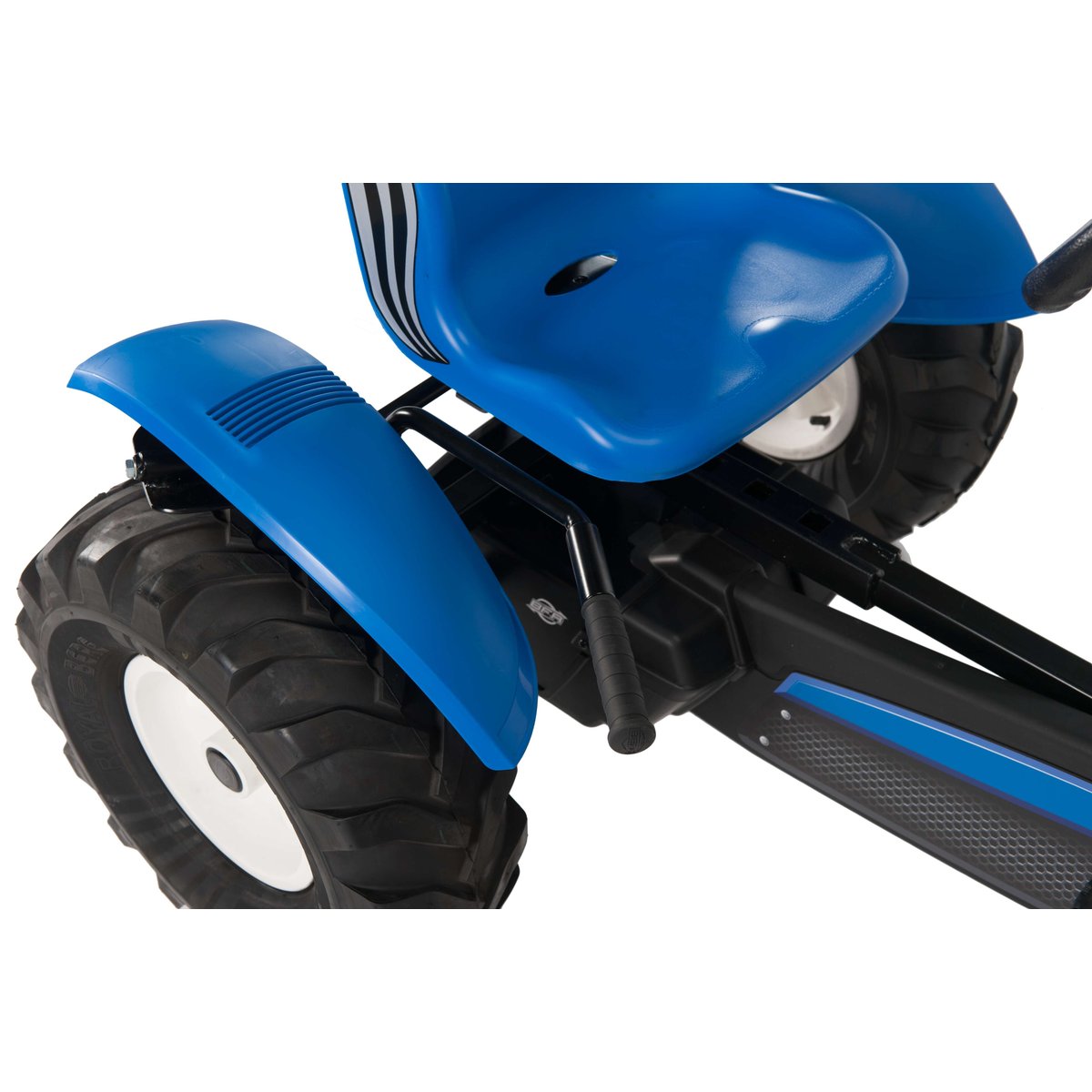 Kart à Pédales pour Enfants, 5+ Ans, XXL New Holland BFR blue, BERG TOYS