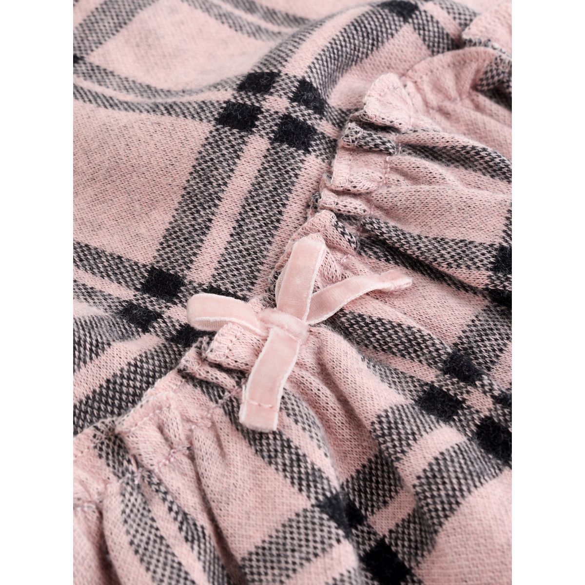 Robe manches longues et collants bébé rose à carreaux, NEXT