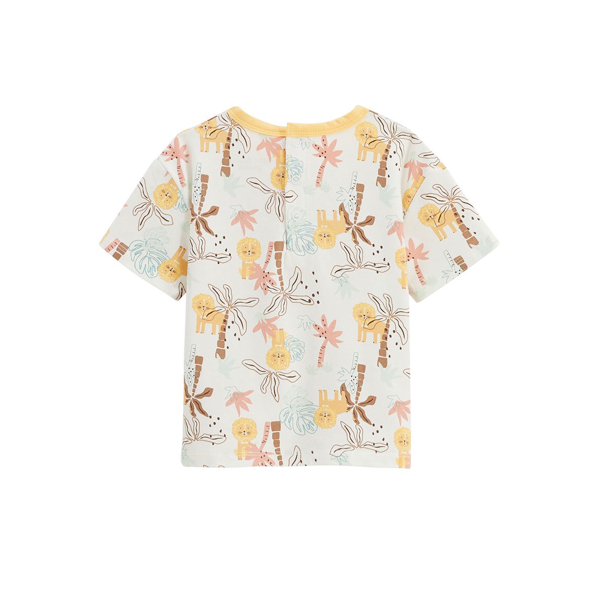 T-shirt enfant Auguste jaune, PETIT BEGUIN
