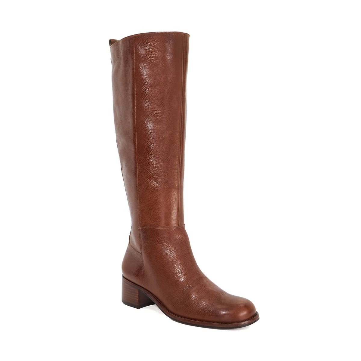 Bottes hautes multi-matières - VEDA tan-leather mix, DUNE LONDON