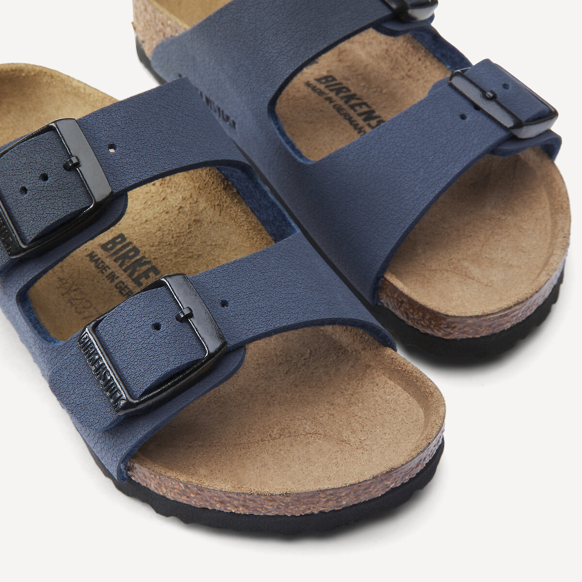 Kids Arizona Kids Double-Strap Mules navy, BIRKENSTOCK