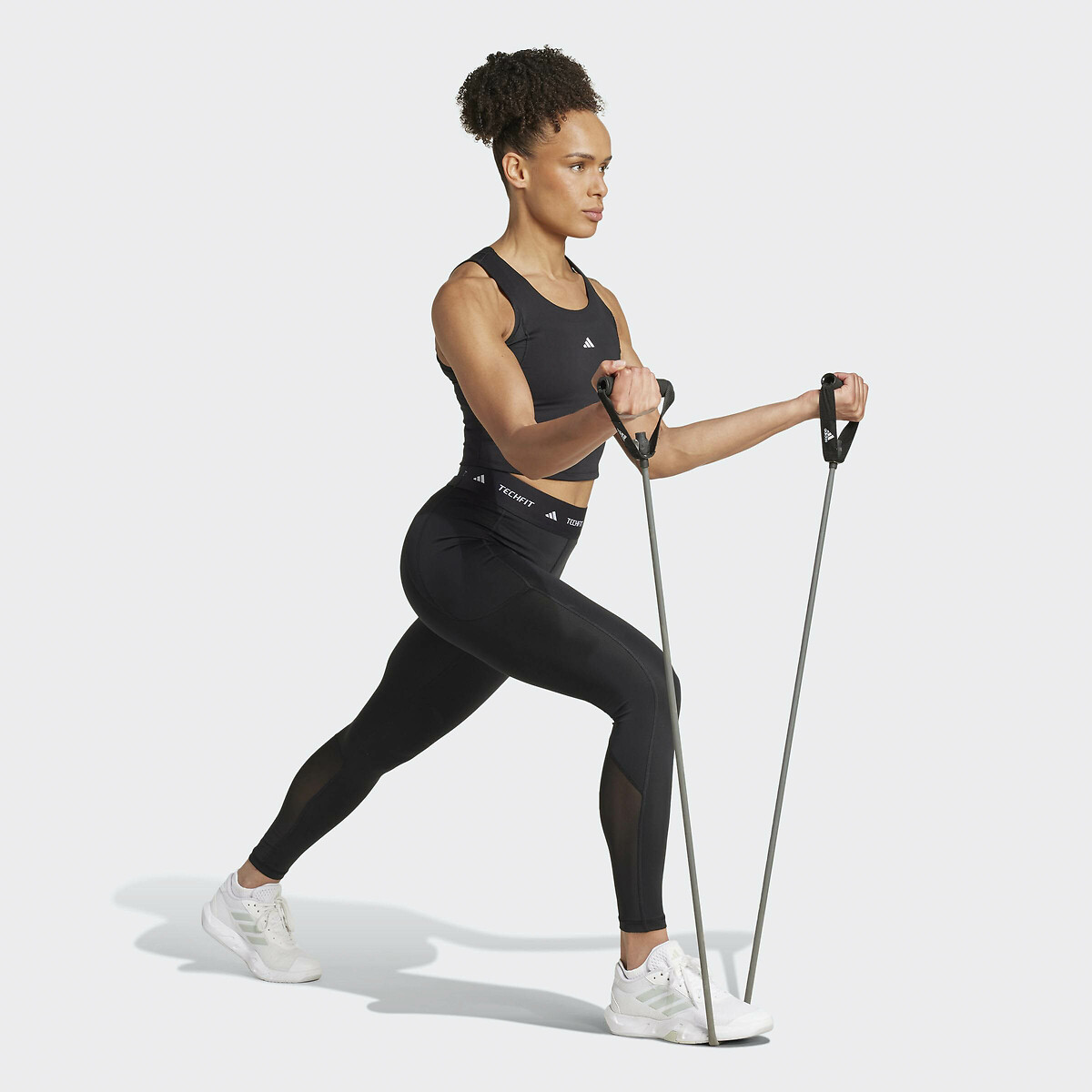 Top corto da training TECHFIT nero , adidas Performance